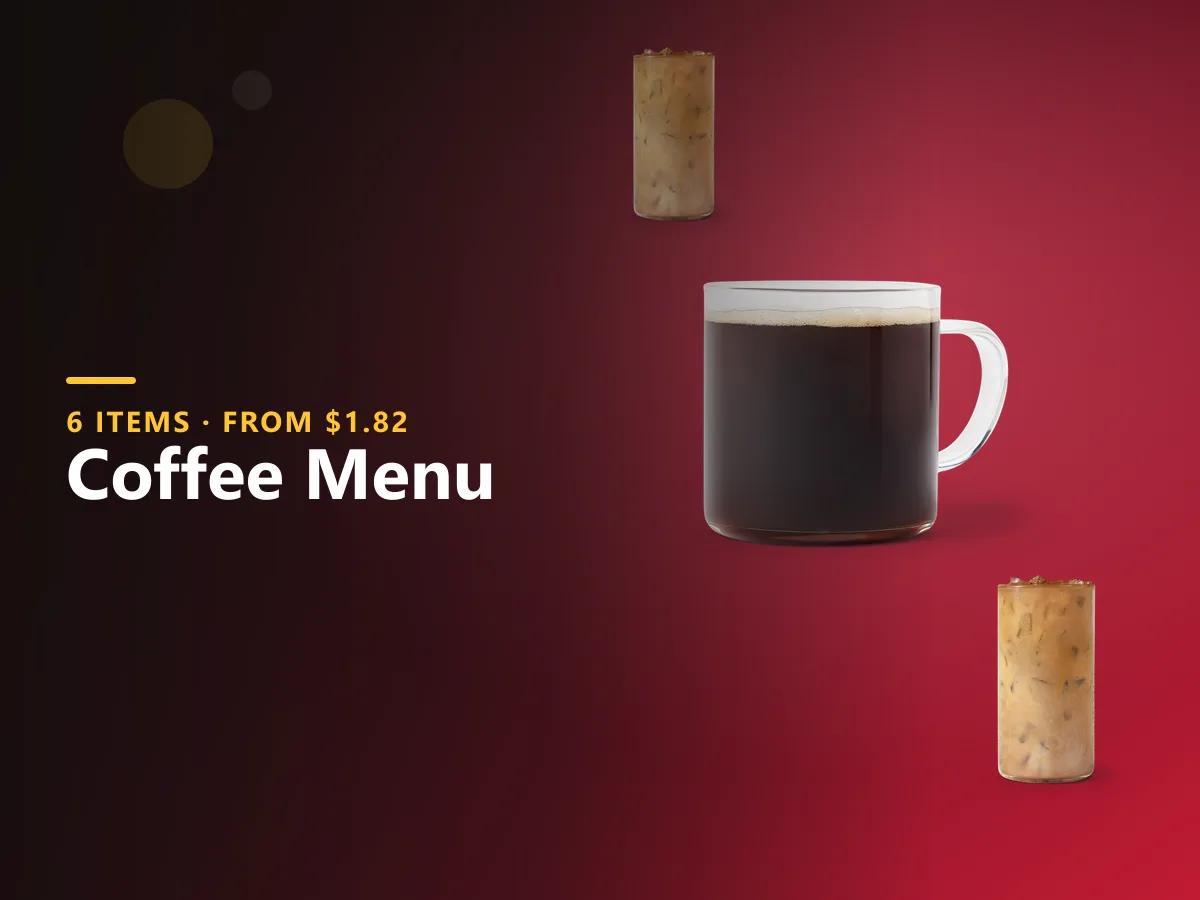 Wendy's coffee menu