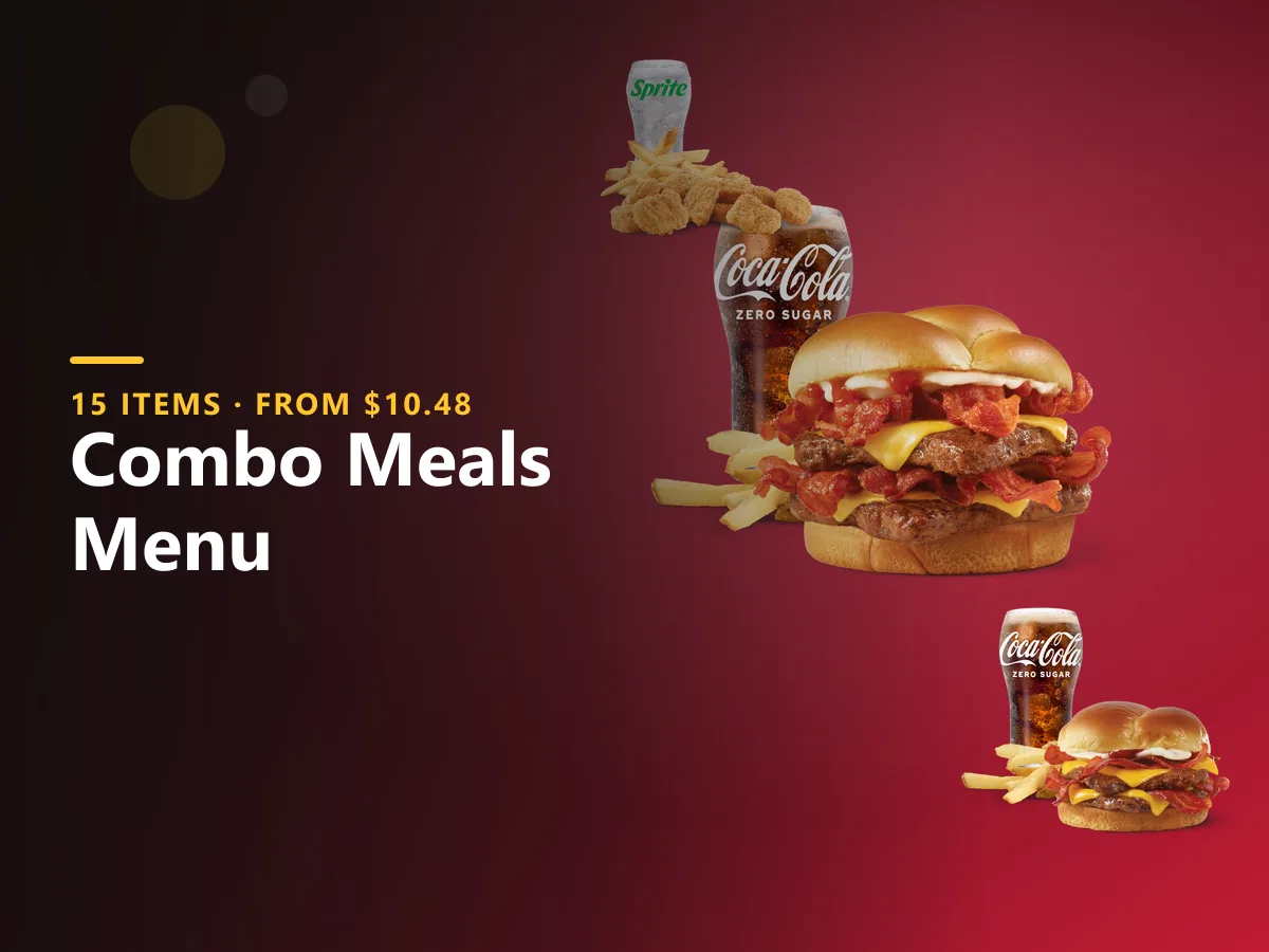 Wendy's combo meals menu
