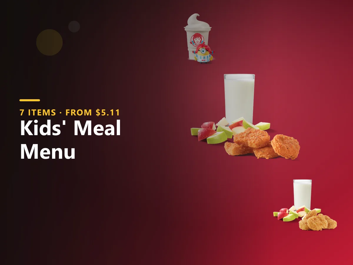 Wendy's kids' meal menu