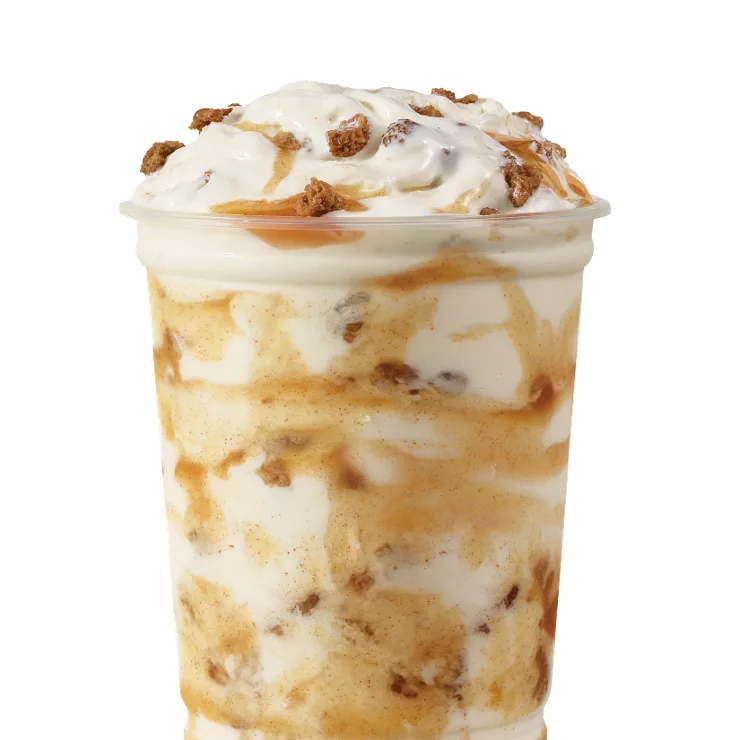 Wendy's Apple Crumble Frosty Fusion, Vanilla