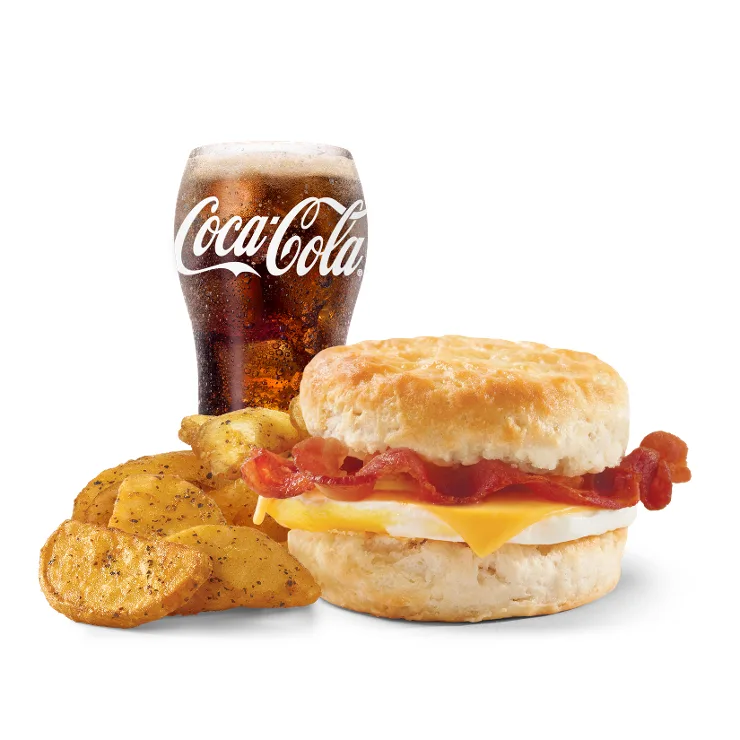 Wendy's Bacon, Egg & Cheese Biscuit Combo