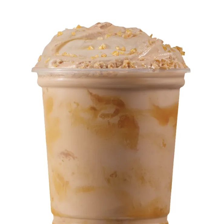 Wendy's Caramel Crunch Chocolate Frosty Fusion