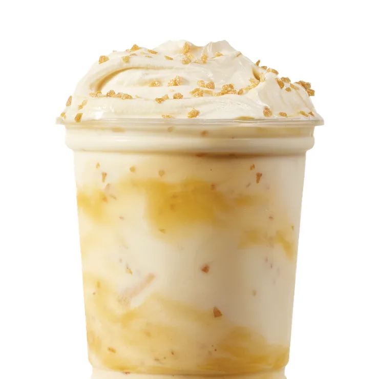 Wendy's Caramel Crunch Vanilla Frosty Fusion