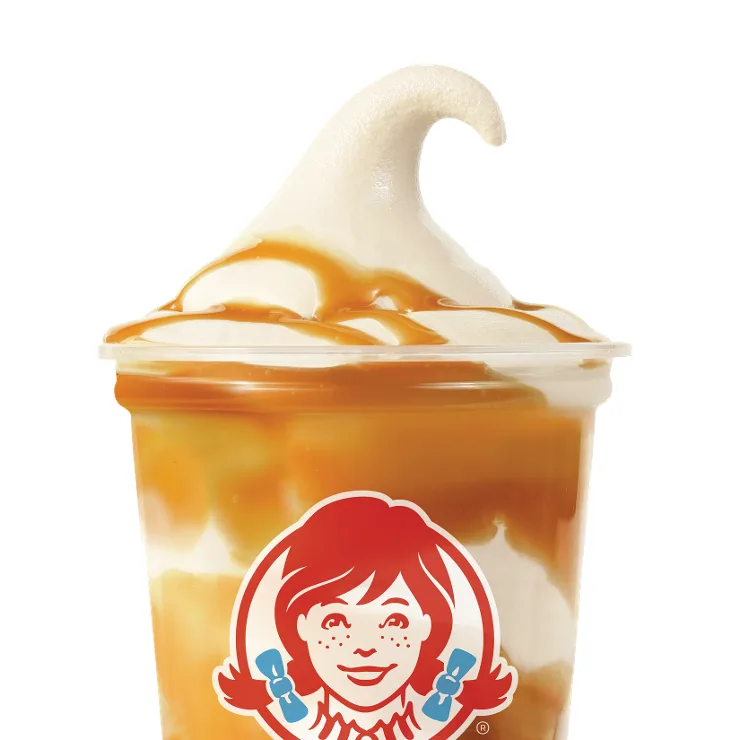 Wendy's Caramel Vanilla Frosty Swirl