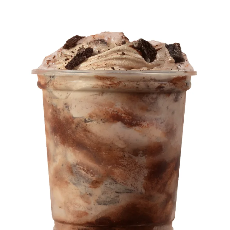 Wendy's OREO Brownie Chocolate Frosty Fusion