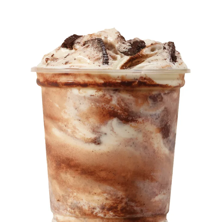 Wendy's OREO Brownie Vanilla Frosty Fusion