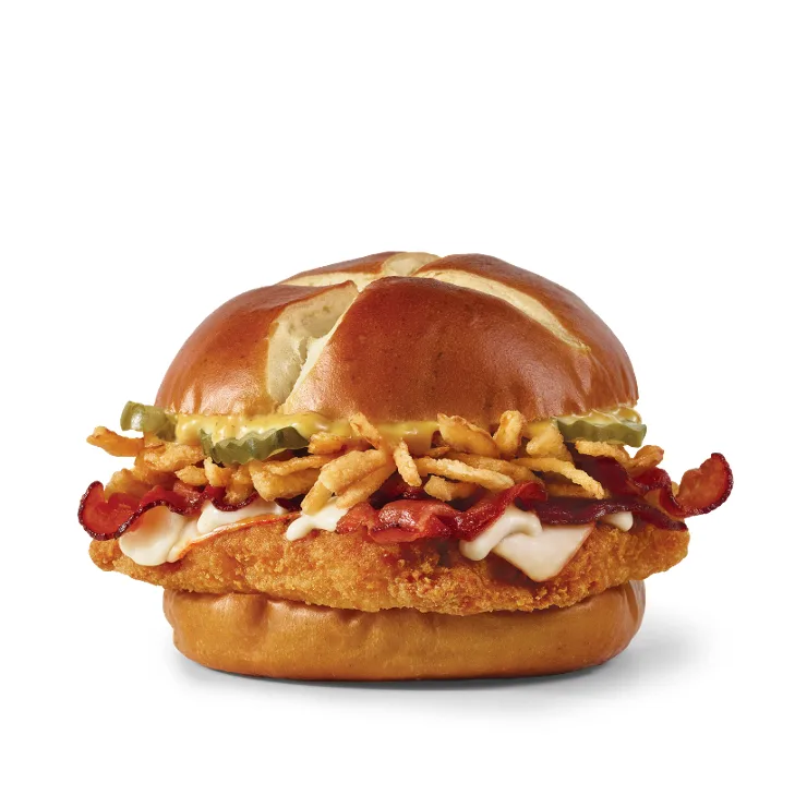 Wendy's Pretzel Bacon Pub Chicken Sandwich