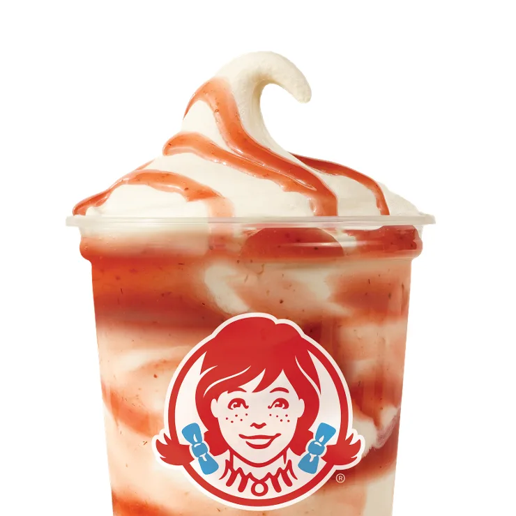 Wendy's Strawberry Vanilla Frosty Swirl